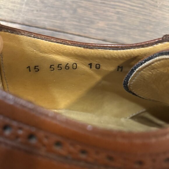Johnston & Murphy Russo Cap Toe Dress Shoes in Chestnut sz 10 main image 6